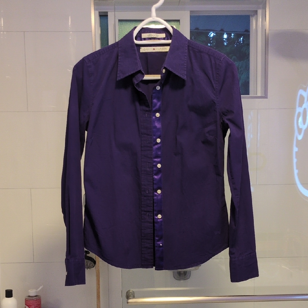 Tommy Hilfiger Vibrant Purple Shirt